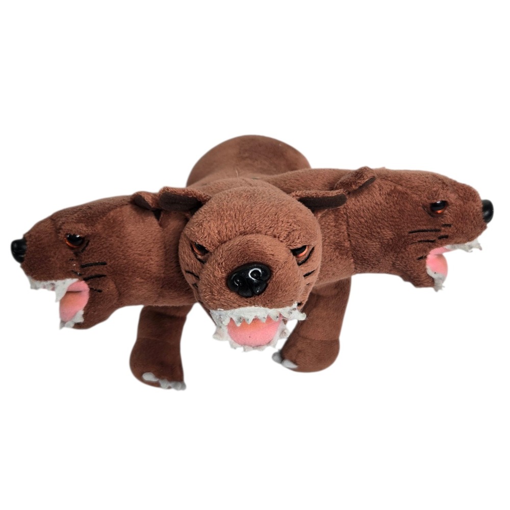 Noble Collection Fluffy Plush Harry Potter 3 Headed Dog Cerberus 12" Fantasy